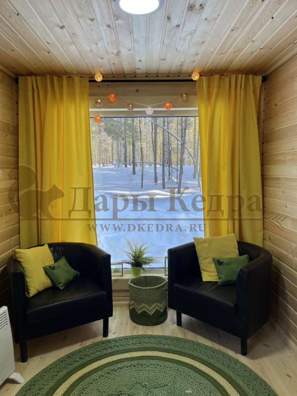 Утеплённый зимний кемпинг-дом «Панорама» с боковым входом